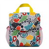 Custom Print Kids Puffer Insulated Lunch Box Bag Portable Thermal Cooler Quilting Shoulder Bag