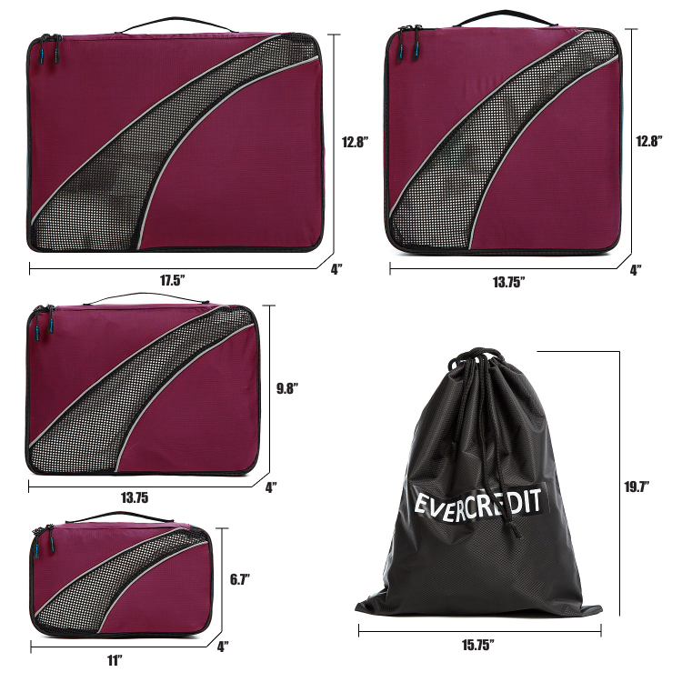 5 Set Luggage Organizer Bag Product Details