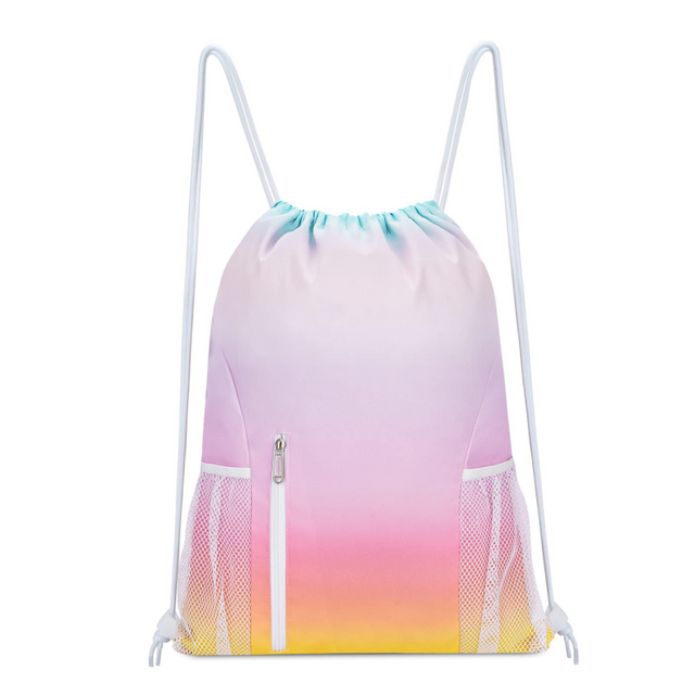 New Embroidered Oxford Beam Mouth Drawstring Backpack Large Capacity Fashion Outdoor Trendy Travel Backpack Wholesale