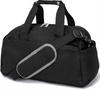 14 Inch Small Gym Bag for Women & Men, Mini Duffel Bag for Travel Sports Lightweight Carry on Bag, Black