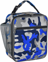 Insulated Lunch Bag Camo Cooler Bag Portable Carrying Lunch Box Bag