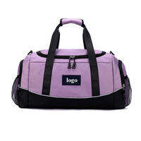 Custom Large Travel Duffle Bag Wet Pocket Waterproof Sports Gym Bag