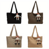 Soft Cute Puffer Tote Bag Women Shoulder Puffy Cosmetic Bags Quilted Diamond Corduroy Mini Green Handbag