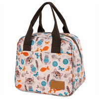 Wholesale Waterproof Cooler Bag Unique Pattern Design Lunch Tote Bag Insulated School Office Cooler Bag Tote