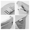 Oem Custom Logo Fashion Fanny Pack Foldable Polyester Running Waist Sport Bum Bag