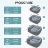 Dog Bed Rectangle Washable Sleeping Puppy Bed Soft Calming Cat Beds for Indoor Cats Anti-Slip Bottom