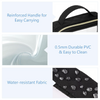 Wellpromotion Brand Hot Sell Fashion Style Water-resistant Up Brush Bag Black Make Up Bag Toiletry Bag