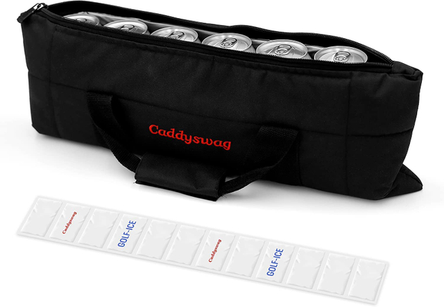 Golf Bag Cooler Beer Sleeve 6 Can - Fun Golfing Gifts for Men & Women - Camping/Hiking/Traveling/Food/General Use