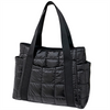 Fashion Lightweight Custom Ladies Women Customised Zipper Quilted Puffer Bag Tote Bags