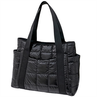 Fashion Lightweight Custom Ladies Women Customised Zipper Quilted Puffer Bag Tote Bags