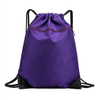 Custom Logo Backpack Drawstring Bag for Gym Sports Water Resistant String Bags with Front Zipper Pocket