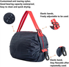 Reusable Shopping Bags Foldable Grocery Storage Tote Waterproof Oxford Cloth Bag for Shop Large Durable Heavy Duty