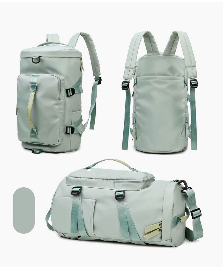 Custom printed gym bag outdoor travel backpack airplane friendly luggage trolley bag for girls