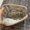 Nice Price Small Custom Logo Easy Access Water Resistance Cloth Nylon Travel Sport Makeup Cosmetic Toiletry Pouch Bag