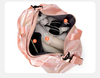 Young Girls Fashion Pink Laser Radiant Travel Handbags Duffel Iridesent Designer Sports Gym Travelling Duffle Bags for Women