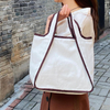 High Quality Large Capacity Canvas Bag Organic Cotton Canvas Tote Bag Fashion Lady Handbag