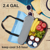 Large Capacity Customized Insulated Lunch Box Sand Proof Mesh Pocket Tote Thermal Bag Camping Beach Cooler Bag