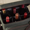 Hot Sale 6 Bottle Wine Cooler Bags Insulated Canvas Wine Carrier Cooler Bag with Logo