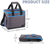 Waterproof Cheap Custom Ice Insulated Thermal Bag Food Travel Picnic Insulation Lunch Cooler Bag with Two Layers Compartment