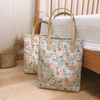 Wholesale Cotton Canvas Shoulder Tote Bag Women Full Printed Casual Handbags
