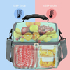 Wholesale Mens Women Food Insulated Cooler Shoulder Tote Lunch Box Bag for Adults Hiking Picnic Travel Cooler Lunch Bag