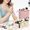 Large Reusable Travel Toiletry Make Up Pouch Cosmetic Brush Organizer Bag