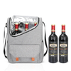 BSCI Custom wine cooler bag 4 bottles New outdoor picnic one shoulder cross-body wine bag