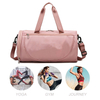 Customize Logo Large Duffel Gym Travel Overnight Weekender Bags with Shoe Compartment