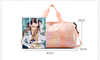 Metallic Private Label Duffel Gym Sports Weekender Bag for Woman Fitness Duffle Waterproof Holographic Weekend Bag