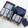 Customized Lightweight Travel Luggage Organizer Bags 7 Pcs Packing Cubes Travel Bag Set with Laundry Shoe Bag
