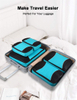 High Quality 6 Pcs Packing Cubes Set Travel Organizer Cubes for Packing Waterproof Customized Packing Cubes