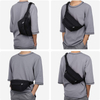 custom crossbody fanny pack with adjustable belt fashion lightweight nylon waist bags for running travel sports