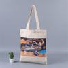 Wholesale Tote Canvas Cotton Shopping Bag Custom Logo Large Cotton Canvas Tote Reusable Grocery Shopping Bag