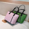 Wholesale Women Lady Shoulder Tote Handbag Puffy Fashionable Bag Quilted Tote Bag Puffy Workout Bag Puffer