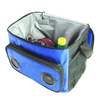 Outdoor Hiking Camping Travel Picnic Leakproof Music Food Drink Insulated Thermal Cooler Bag with Solar Panel Speaker
