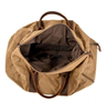 Heavy Duty Vintage Waterproof Waxed Canvas Weekender Duffle Sports Gym Bags Custom Logo Travel Garment Duffel Bag
