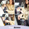 Durable Net Pocket Kids Car Backseat Organizer Storage Pocket Holder between Seats Drive Auto Car Trunk Organizer
