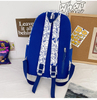 Custom Logo Graffiti Pattern School Backpack Children Book Bag Mochila Student Leisure Backpack