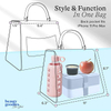 Extra Large Insulated Bags with Side Pockets for Work Fashion Shoulder Portable Soft Customize Waterproof Lunch Cooler Tote Bag