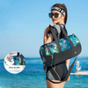 High Quality Round Sublimation Duffle Bags with Logo Waterproof Sport Gym Duffel Bag with Shoe Compartment