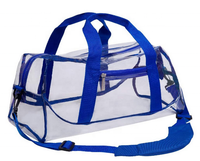 Water Resistant Kids School PVC Transparent Tote Bag Swimming Outdoor Dance Shoulder Strap Transparent Travel Bags