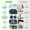 Custom Logo Tag Leakproof Insulated Dry Bag Cooling Lunch Box Soft Cooler Bag for Picnic with Removable Shoulder Strap