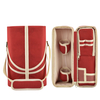 Portable custom logo water resistance multifunctional high quality travel picnic single wine bottle and glass cooler bag tote