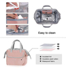 Waterproof Customization Pink School Office Fitness Insulation Thermal Cooler Bag Insulated Lunch Bags for Women Kids