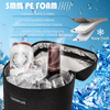 2 bottle thermal champagne wine bag tote carrier travel picnic party shoulder portable wine bag cooler insulated