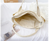 Wholesale Women Bag Shoppers Simple Fashion Student Handbags Crossbody Large Capacity Canvas Single Shoulder Bags
