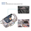 Carry on 600D Polyester Overnight Weekend Travel Bag with Shoes Compartment Custom Printing Sports Duffel Bag