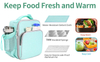 Waterproof easy clean children thermal lunch box thermo insulation aluminium insulated cooler kids lunch bag for school