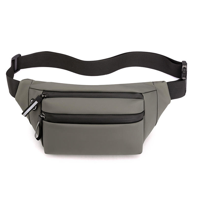 Male Large Fanny Pack Waterproof Wholesale Custom Waist Bag Money Phone Belt Bum Bag Beige Fashion Running Belt Waist Bag