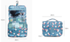 Water-resistant Custom Makeup Hanging Cosmetic Bag Travel Toiletry Bag Organizer for Shampoo Toiletries